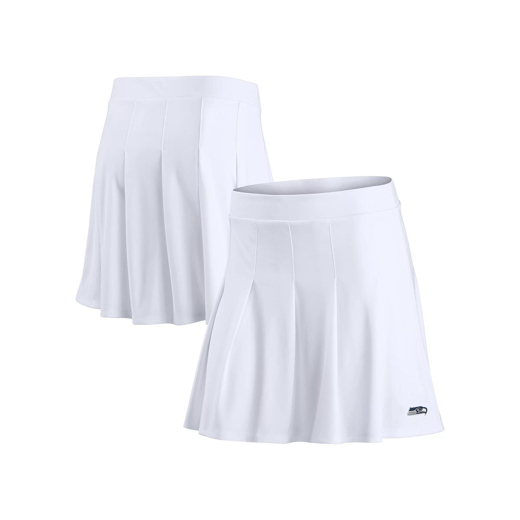 Women's Fanatics White Miami Dolphins Primary Logo Tennis Skort,  Product Image