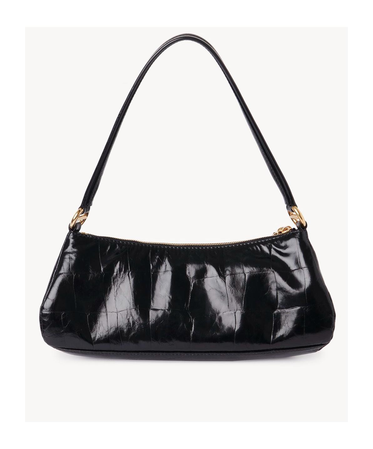CHLOÉ The 99 Embellished Textured-leather Shoulder Bag In Black Product Image