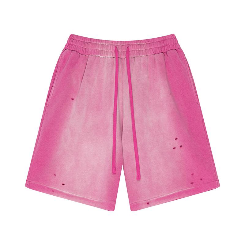 Vintage Washed Ripped Shorts Product Image