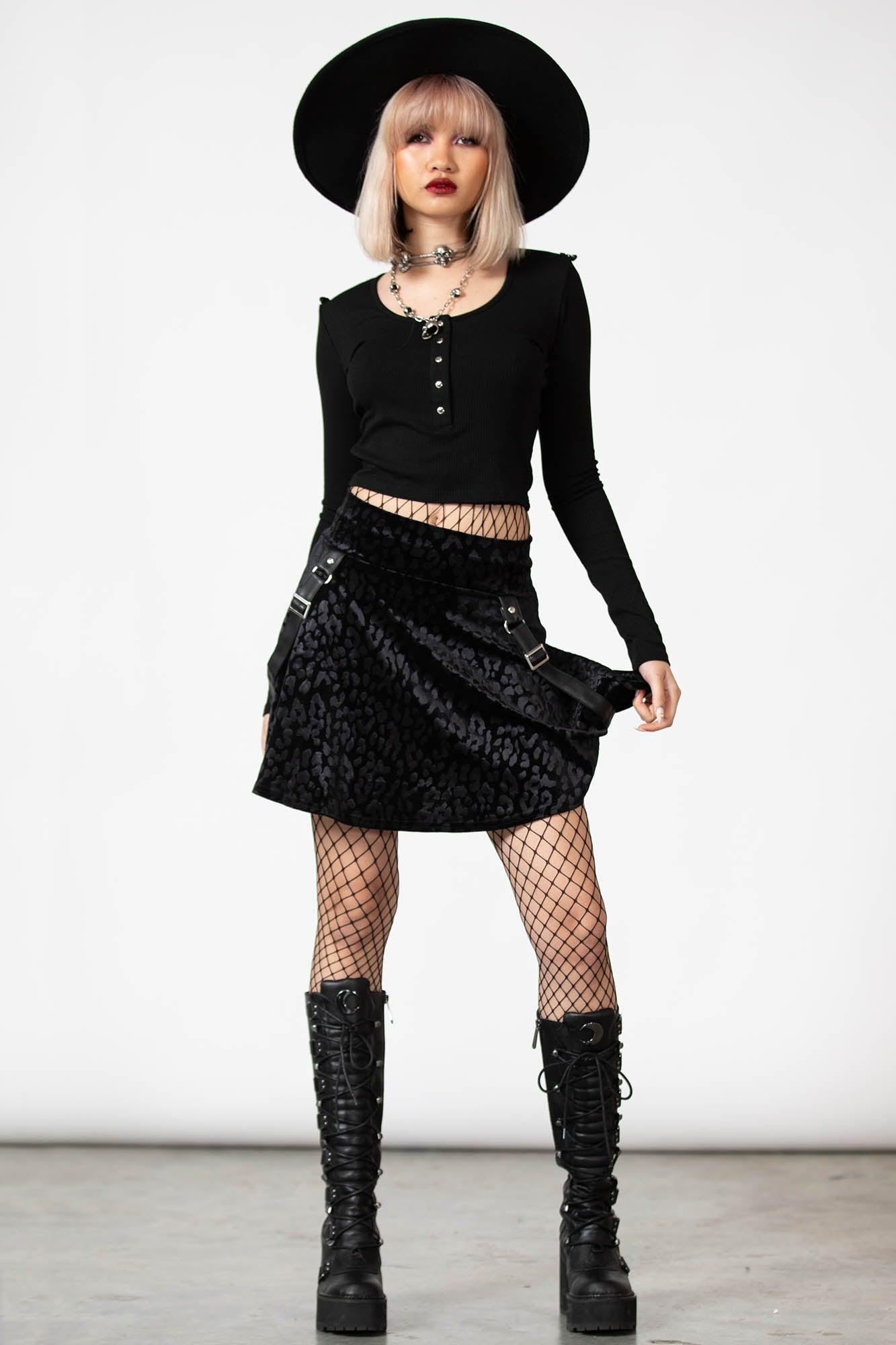 Kitty Pride Skater Skirt [B] - Resurrect Female Product Image