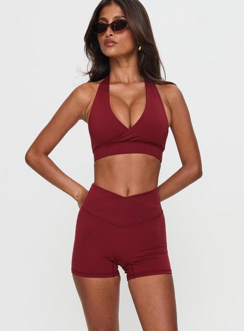 First Serve Active Short Red Product Image