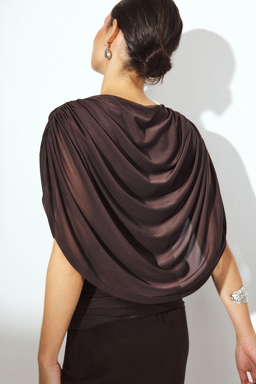 Draped Cape Top Product Image