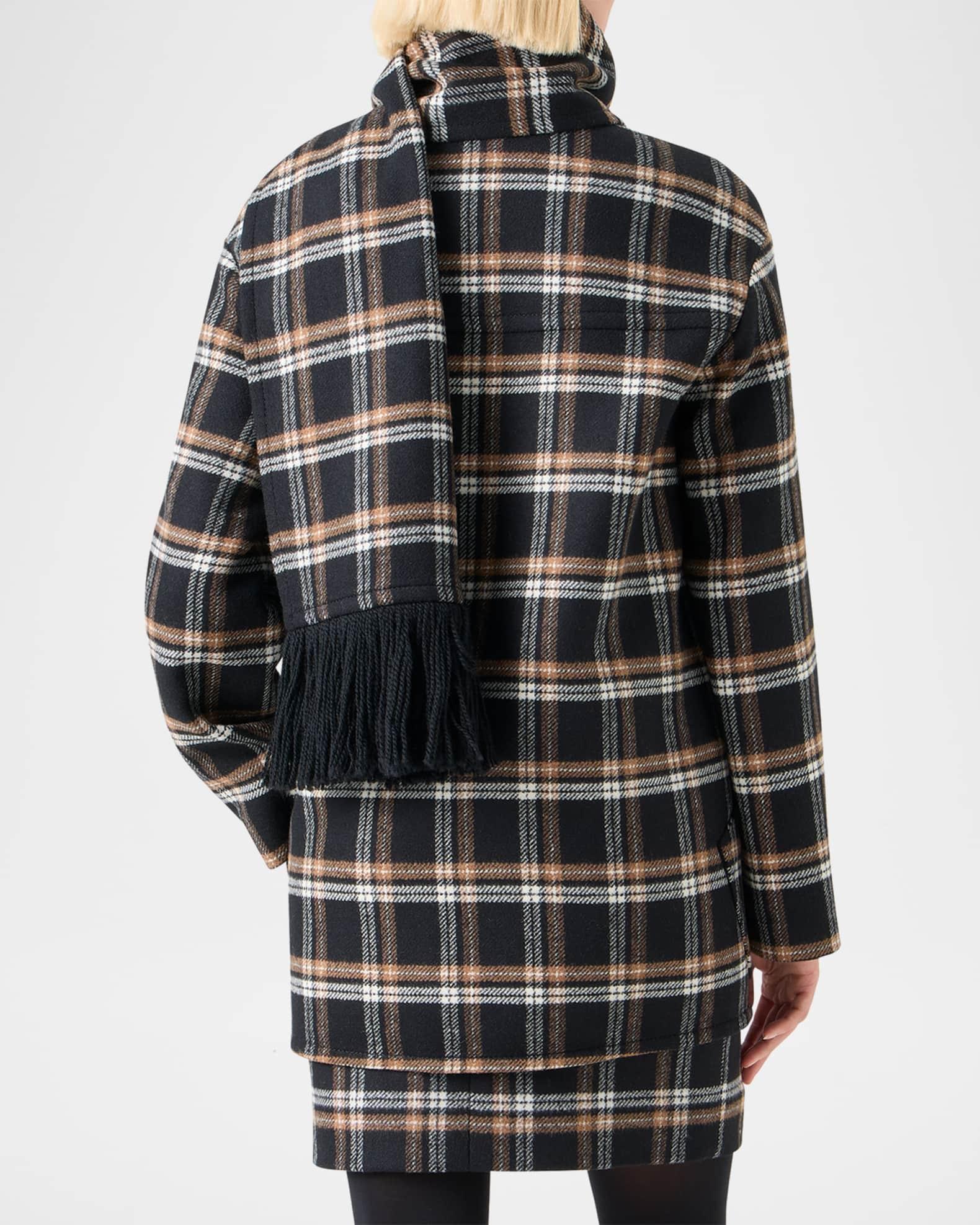 Plaid Double-Face Wool Coat Product Image