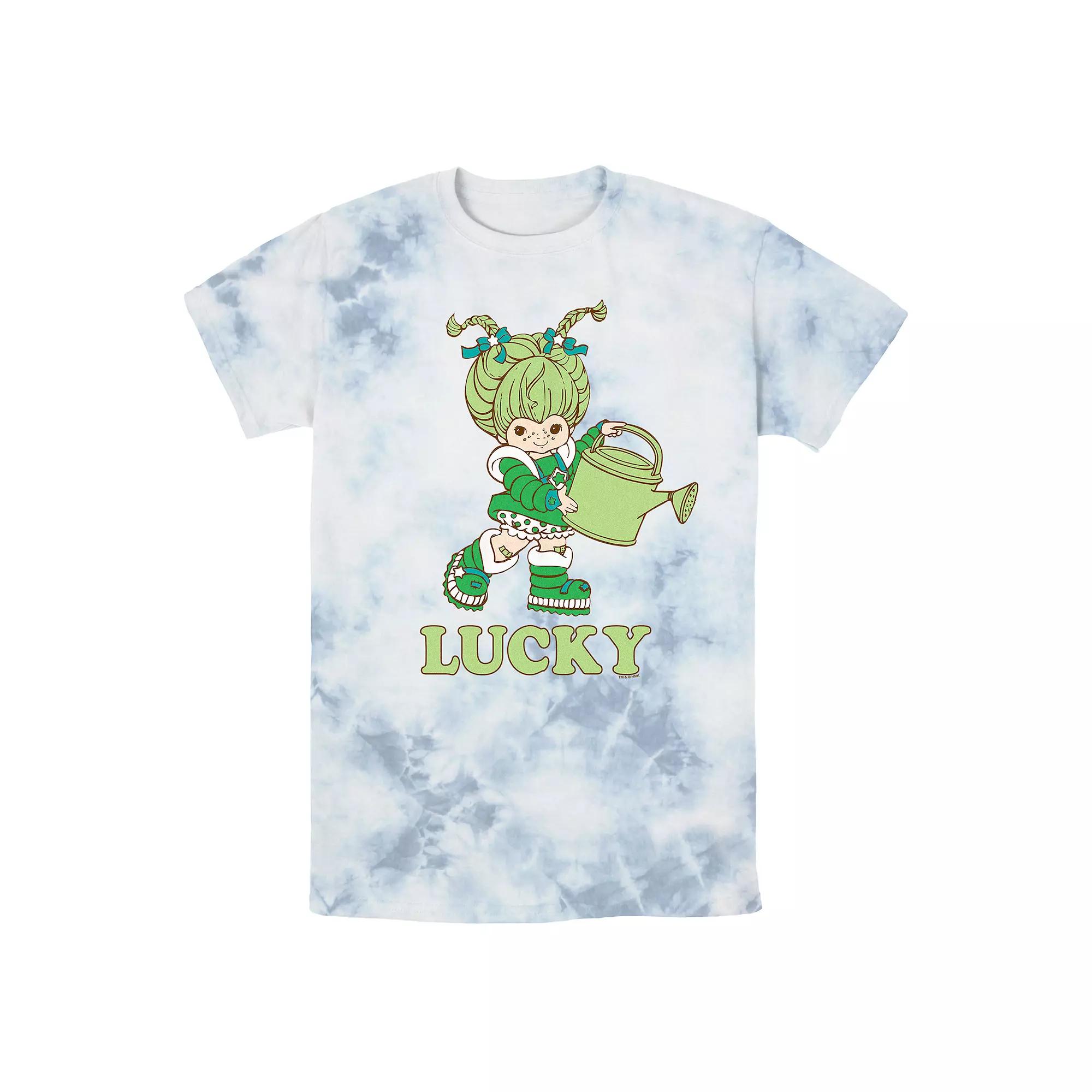 Men's Rainbow Brite Lucky Bombard Wash Graphic Tee, Size: XL, White Blue Product Image