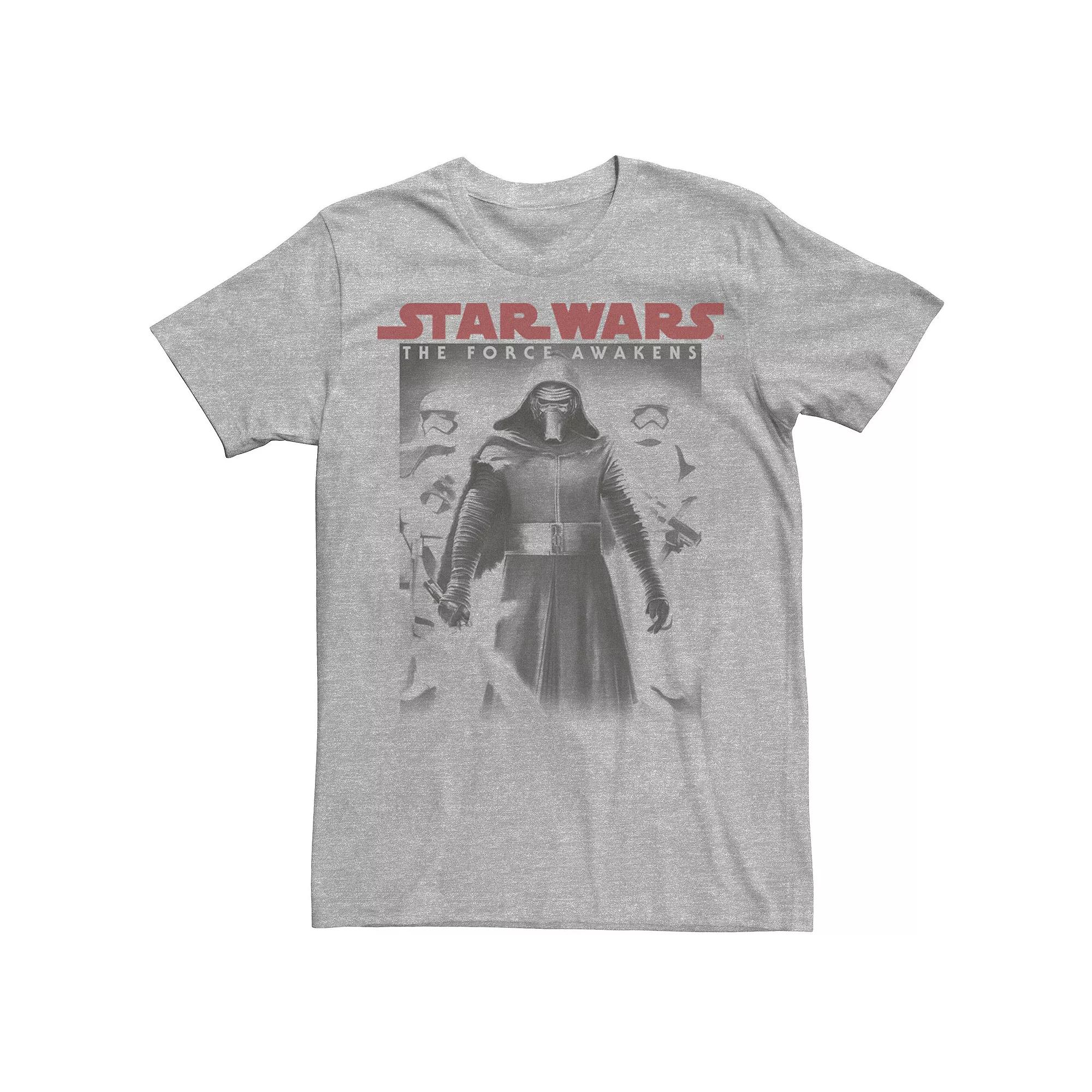 Men's Star Wars The Force Awakens Painted Kylo And Stormtroopers Tee,  Product Image