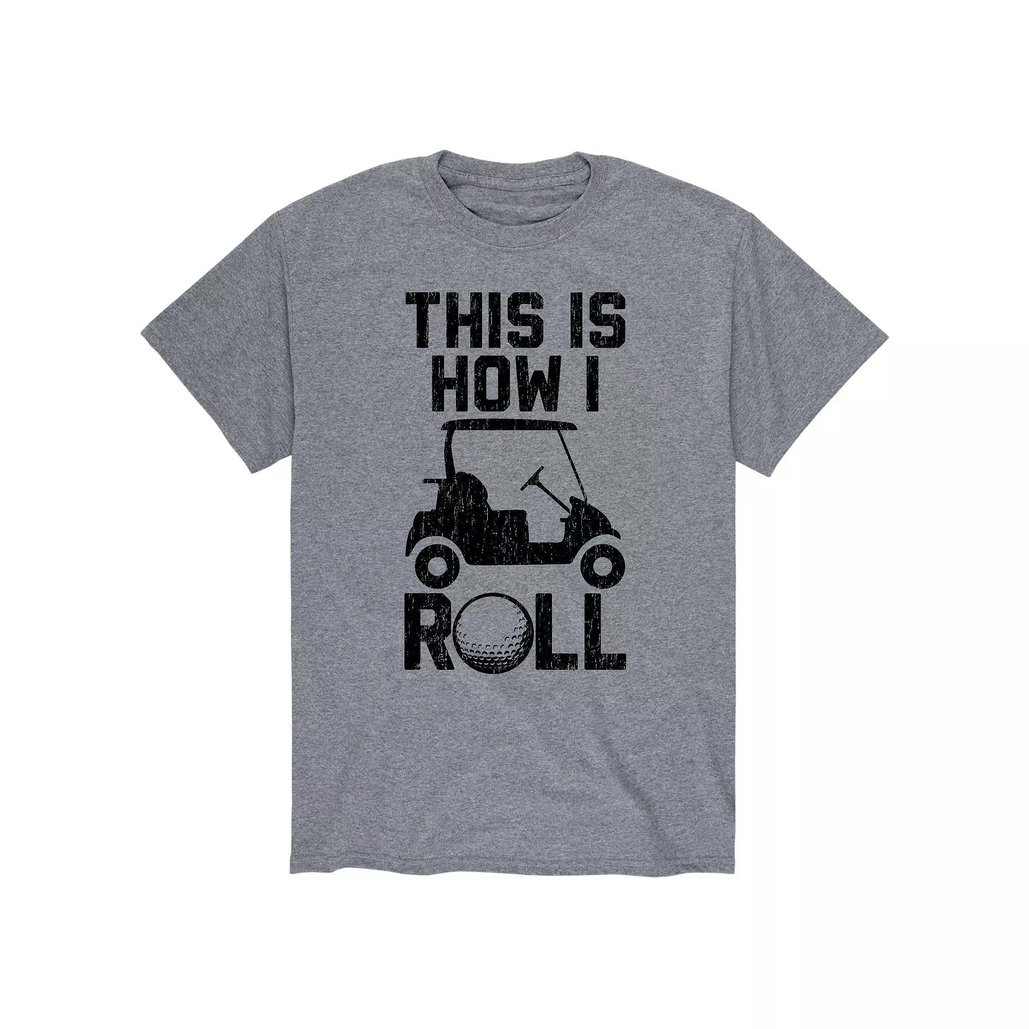 Men's How I Roll Golf Tee,  Product Image