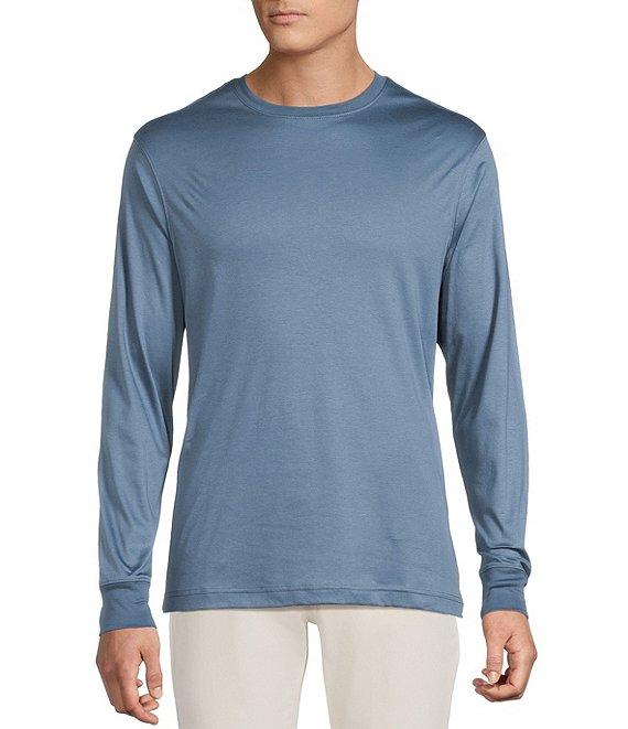 Daniel Cremieux Signature Label Pima Cotton Long Sleeve T-Shirt Product Image