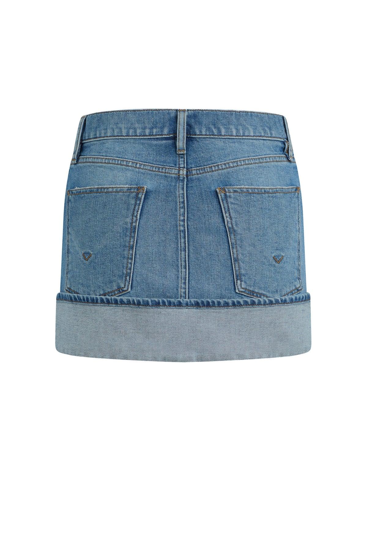 Cuff Mini Skirt Female Product Image