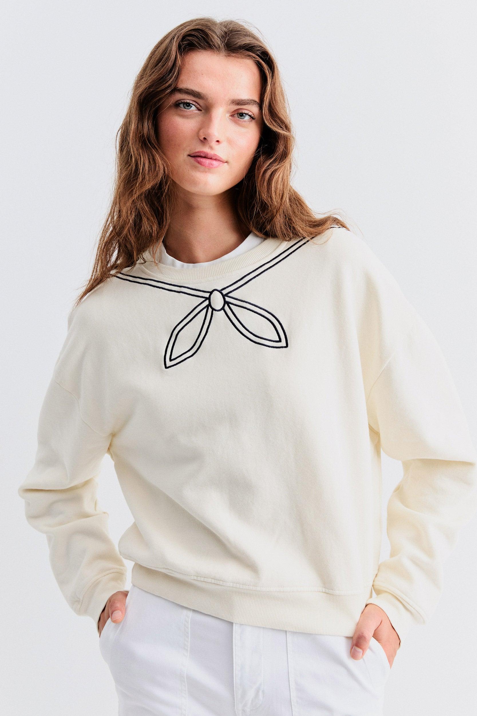 The Sailor Sweatshirt - Cream Female Product Image