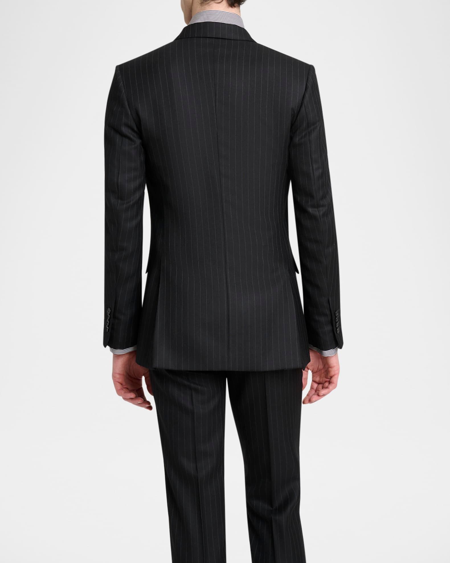 Men's Double-Breasted Pinstripe Sport Coat Product Image