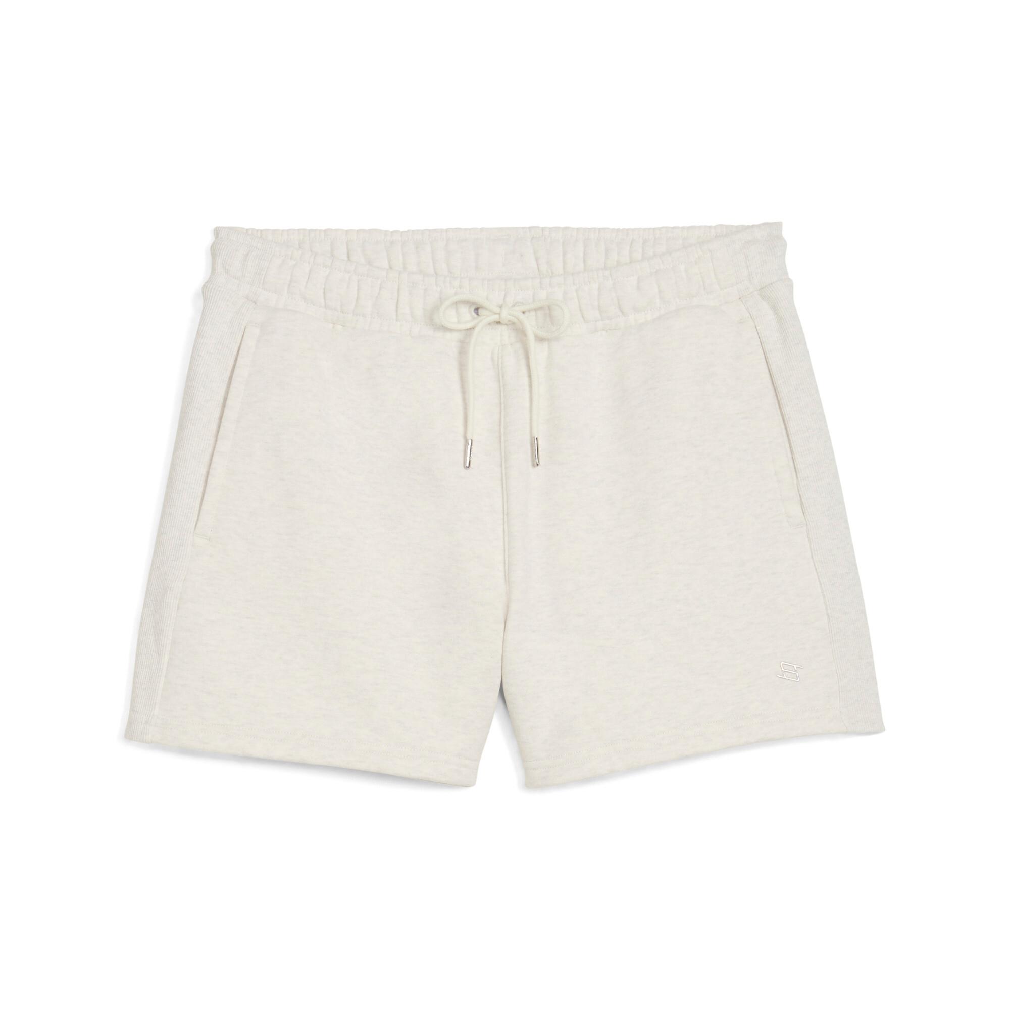 PUMA Stewie Prism Women's Basketball Shorts in Grey Product Image