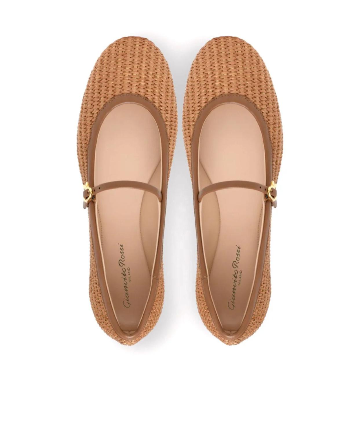Carla raffia ballet pumps Product Image