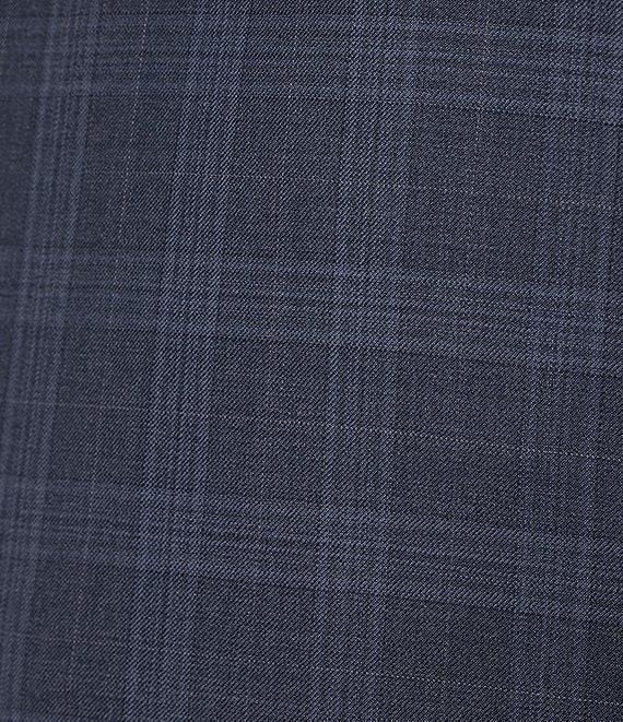 Hart Schaffner Marx Chicago Classic Fit Reverse Pleated Plaid 2-Piece Suit Product Image