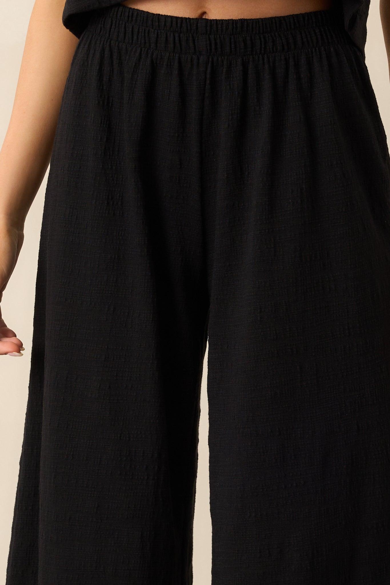 Z Supply Black Scout Textured Slub Pants Product Image