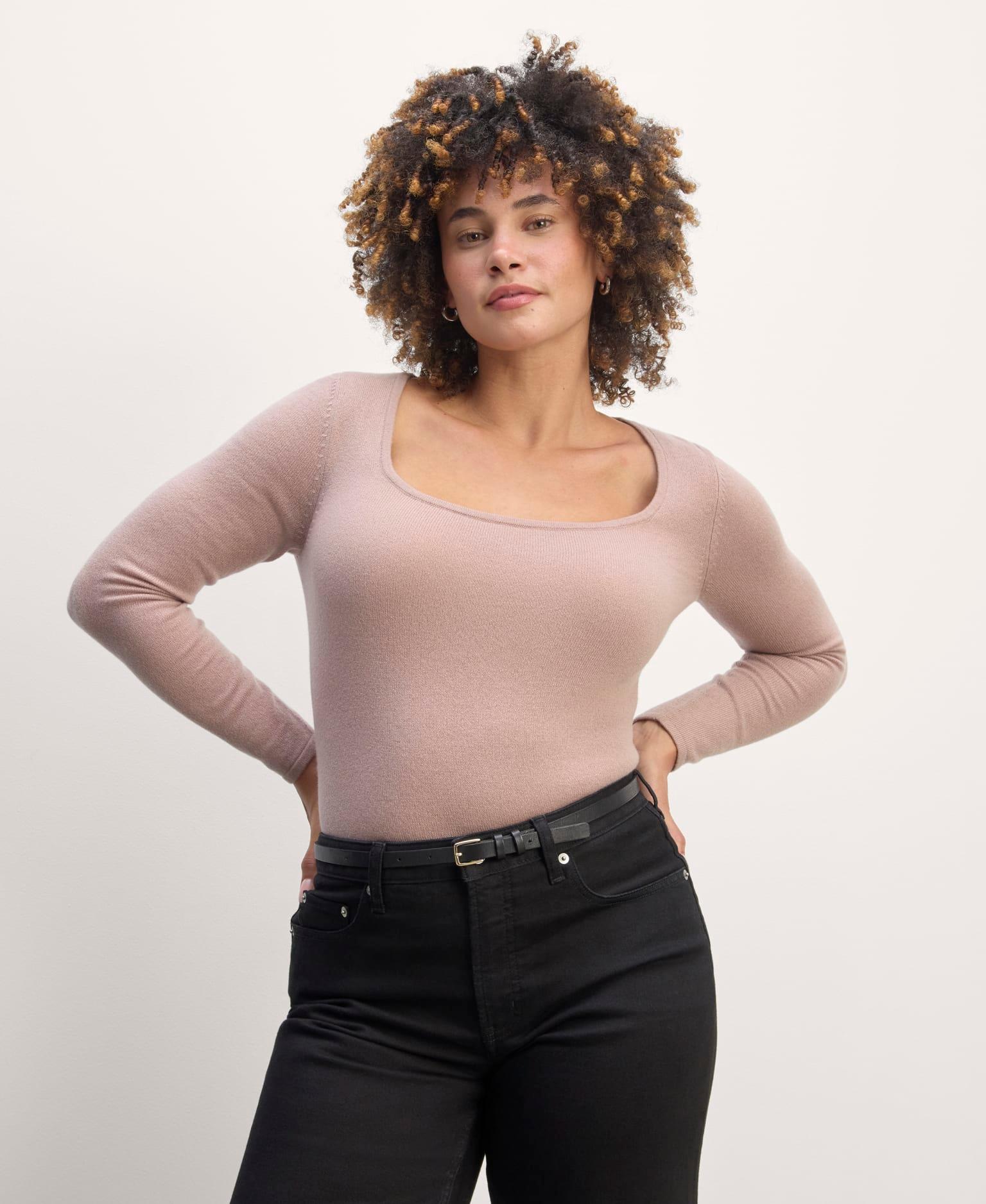 Womens Square Neck in Cashmere Sweater by Everlane Product Image