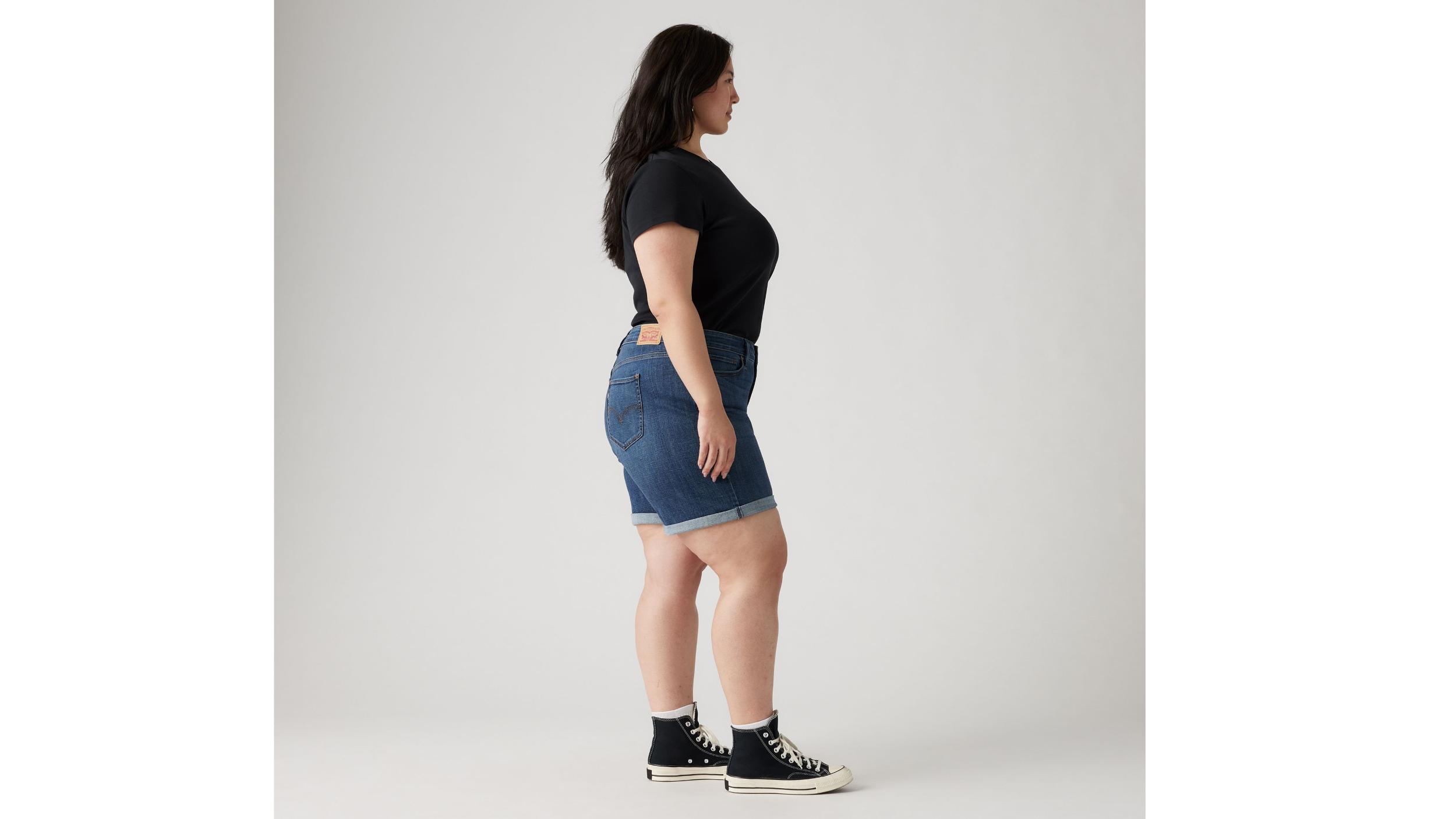 Mid Length Women's Shorts (Plus Size) Product Image