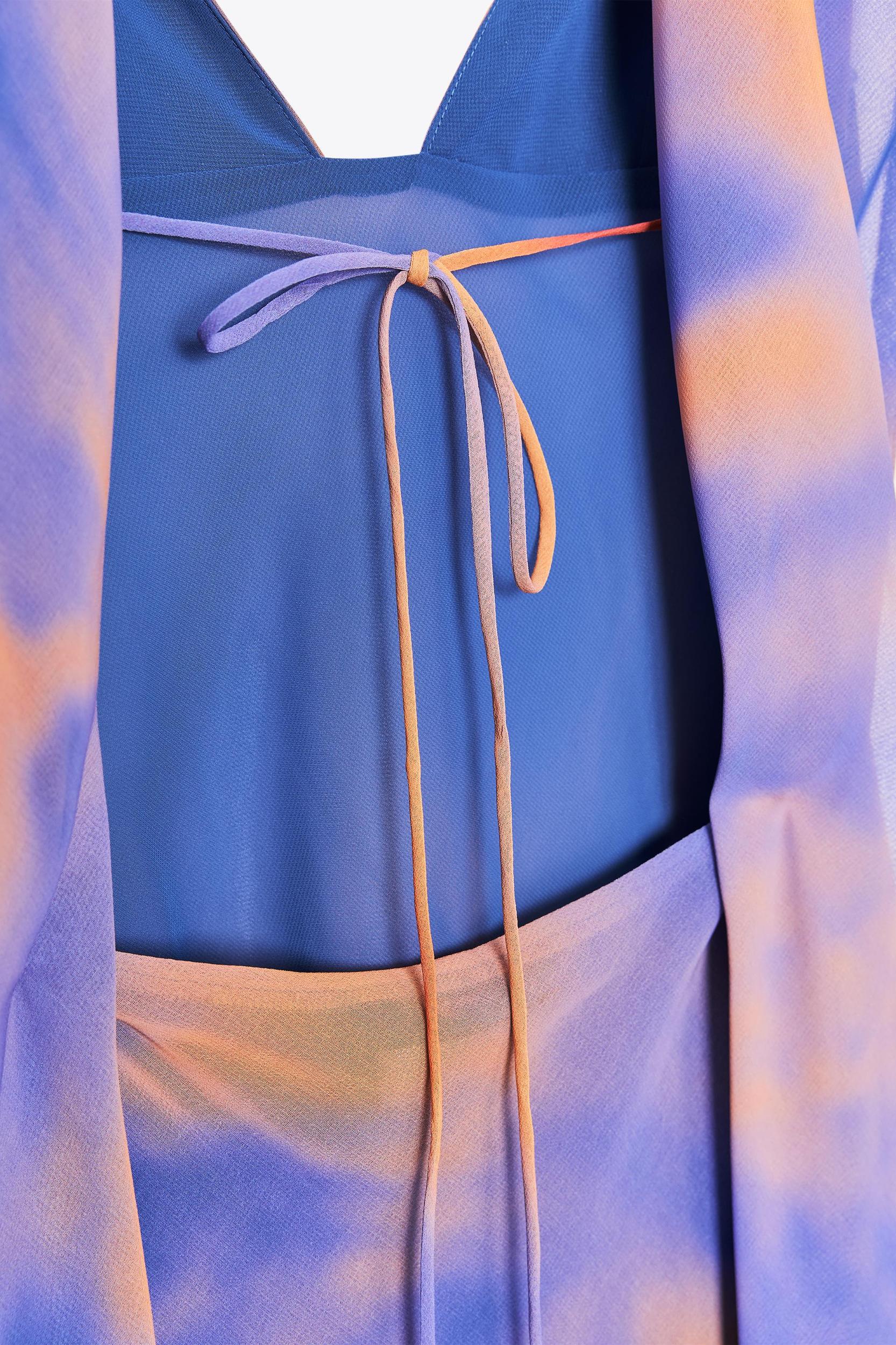 FOULARD PRINT LONG DRESS Product Image