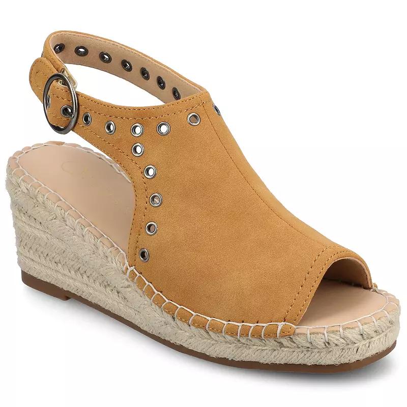 Journee Collection Womens Crisie Wedge Sandal Product Image