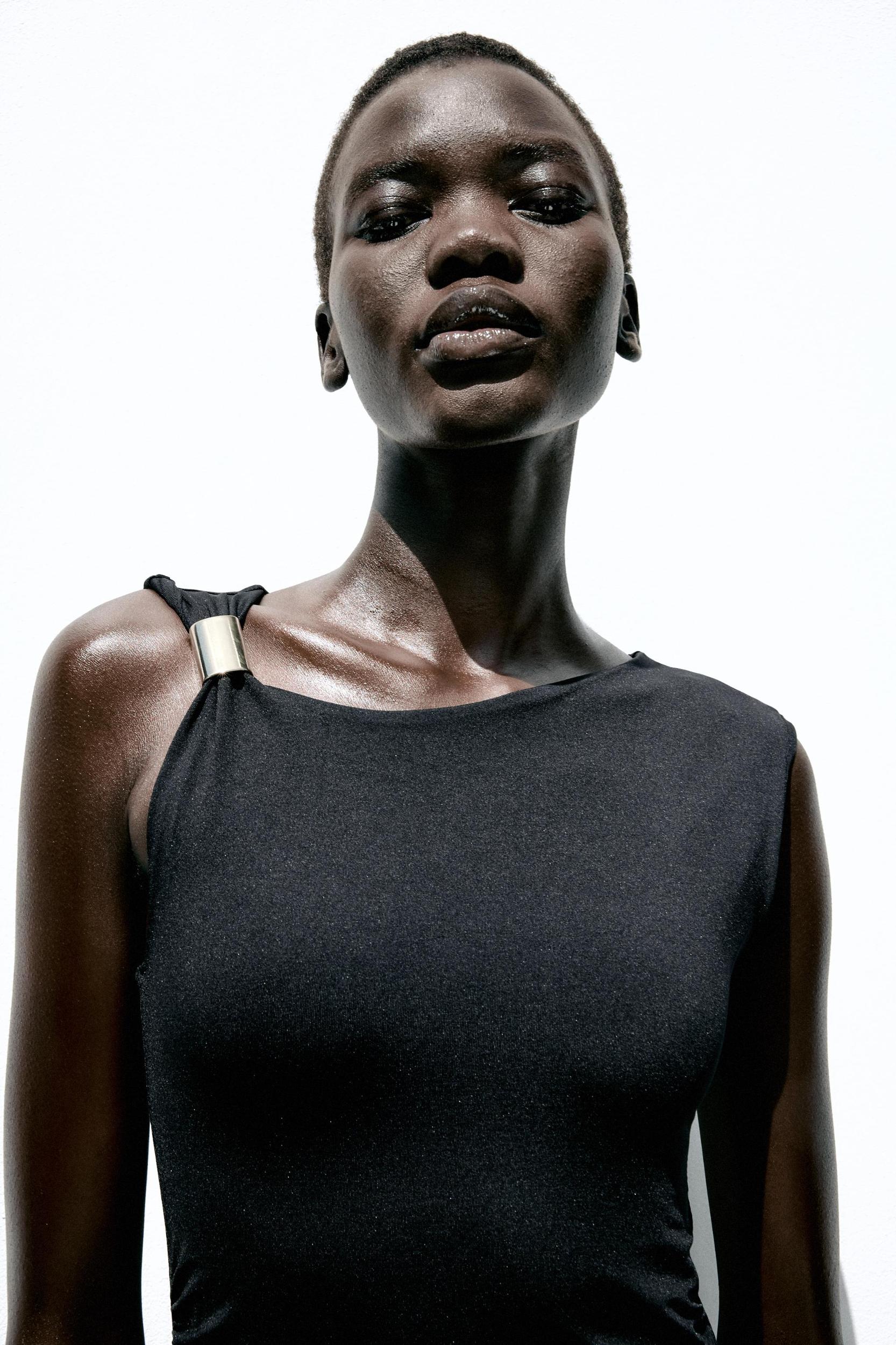 METALLIC APPLIQUÉ DRESS Product Image