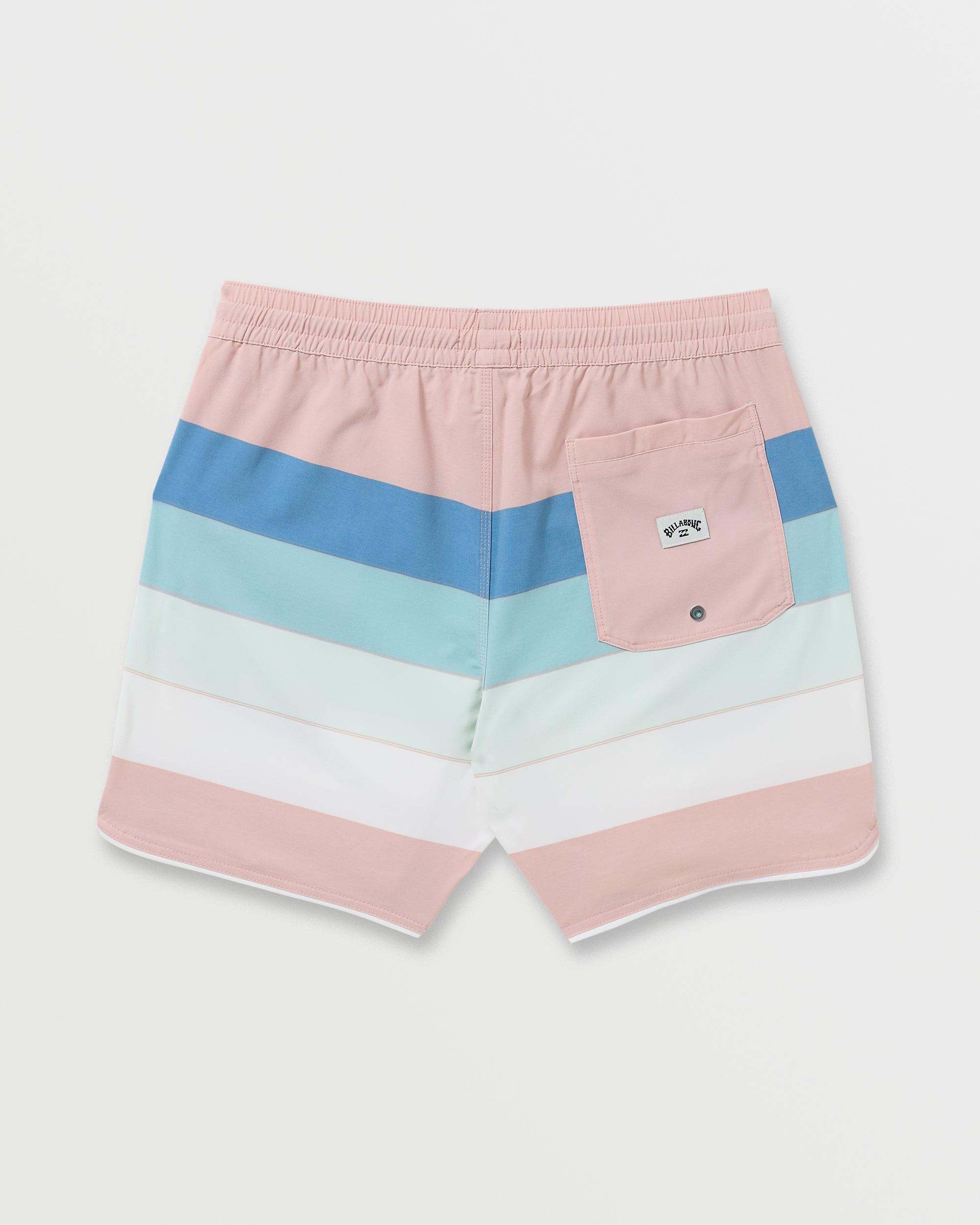 Sandbar Laybacks 17" Trunks - Dusty Pink Male Product Image