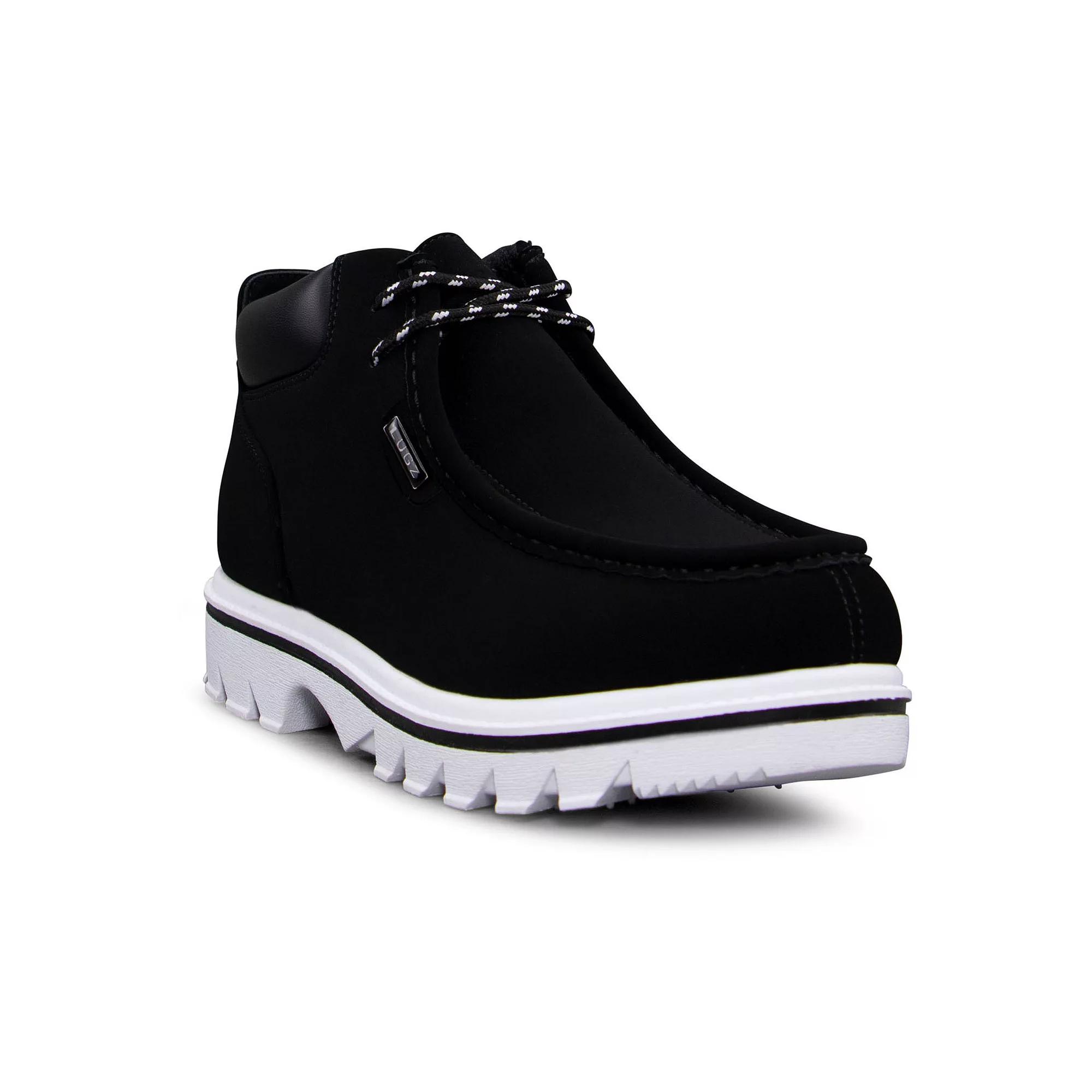 Lugz Fringe Mens Ankle Boots Brown Gum Cream Product Image