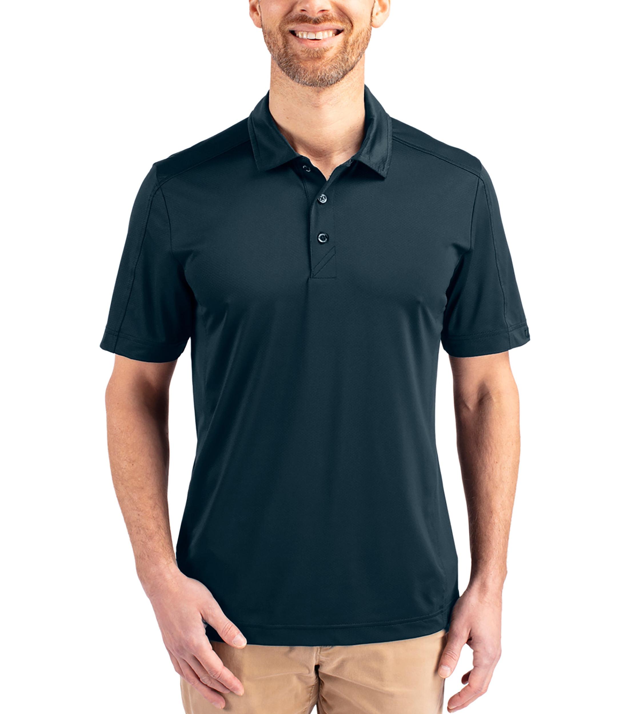 Cutter & Buck Prospect Eco Textured Stretch Recycled Men's Short Sleeve Polo Product Image