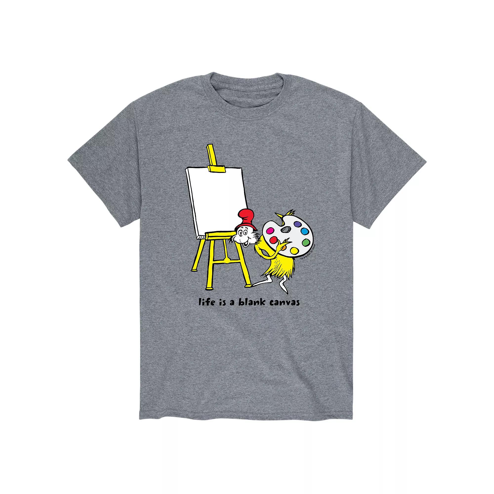 Men's Dr. Seuss Life Blank Canvas Tee,  Product Image