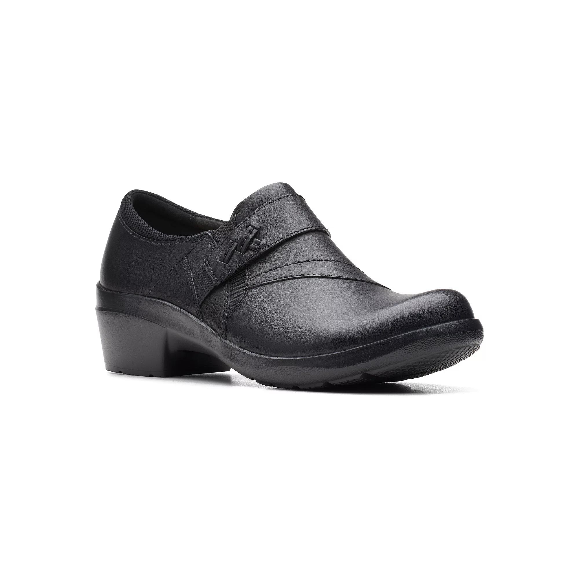 Clarks® Angie Pearl Women's Leather Slip-On Shoes,  Product Image