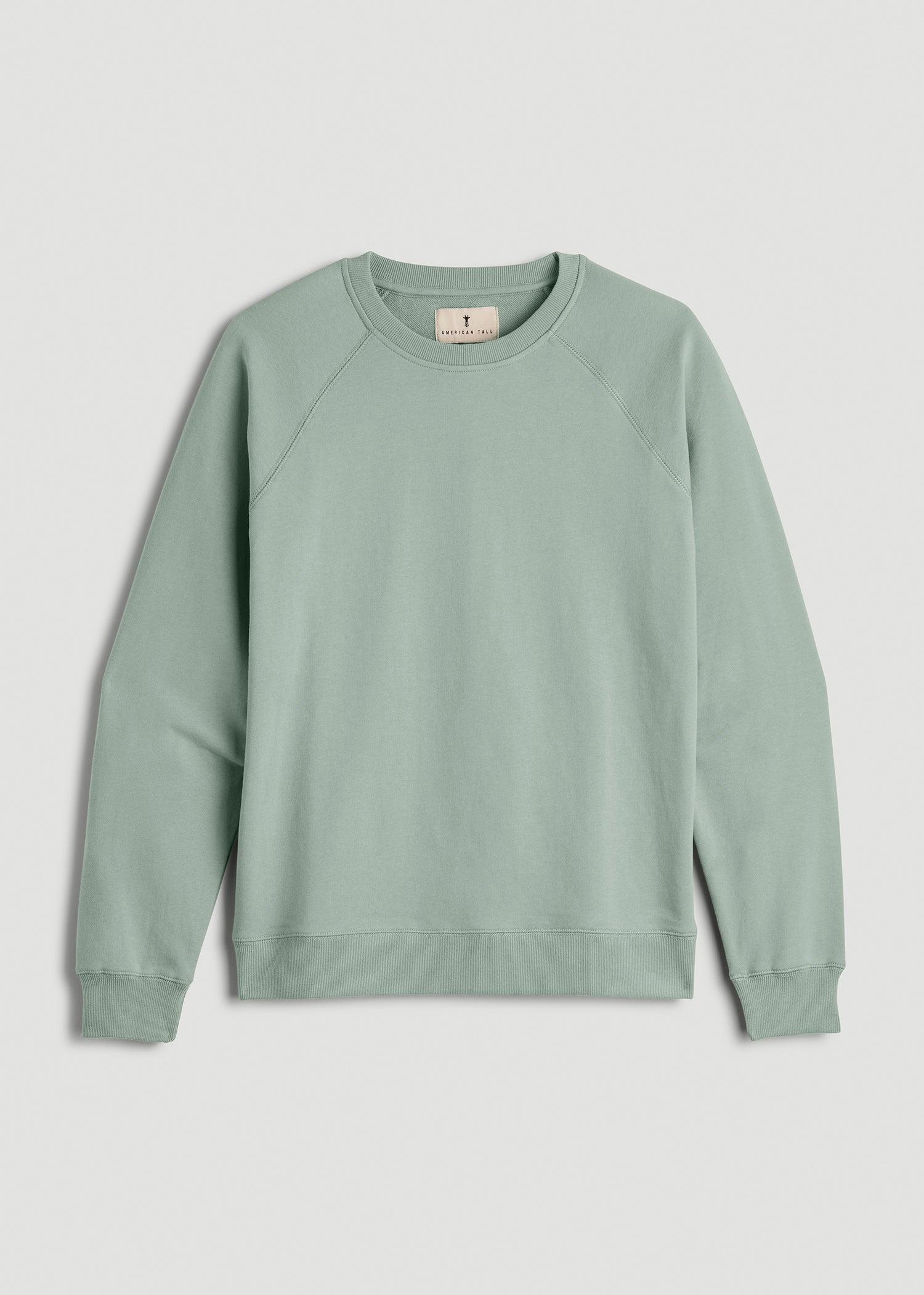 Wearever French Terry Crewneck Sweatshirt for Tall Women in Seagrass Female Product Image