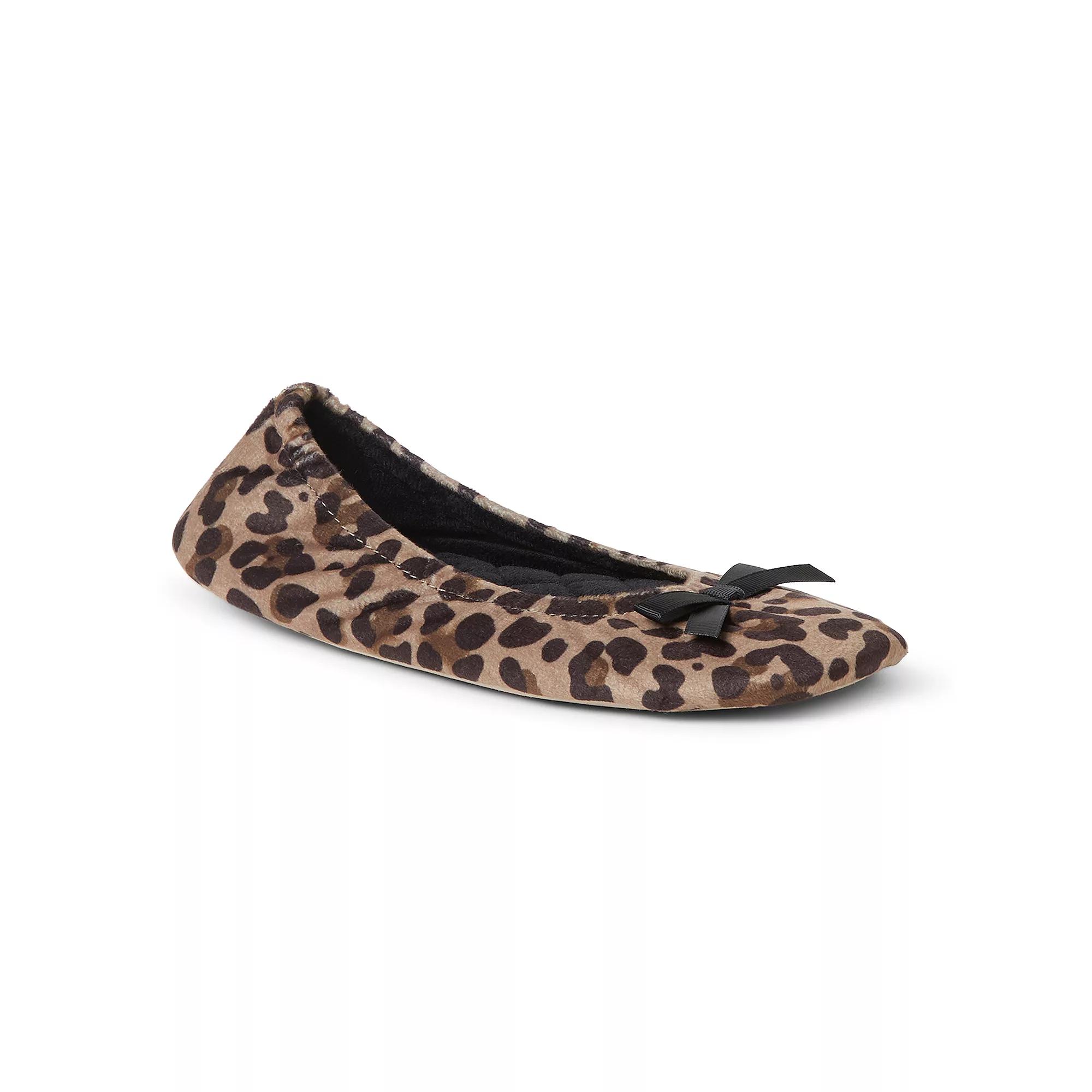 Dearfoams Layla Velour Women's Ballerina Slippers,  Product Image
