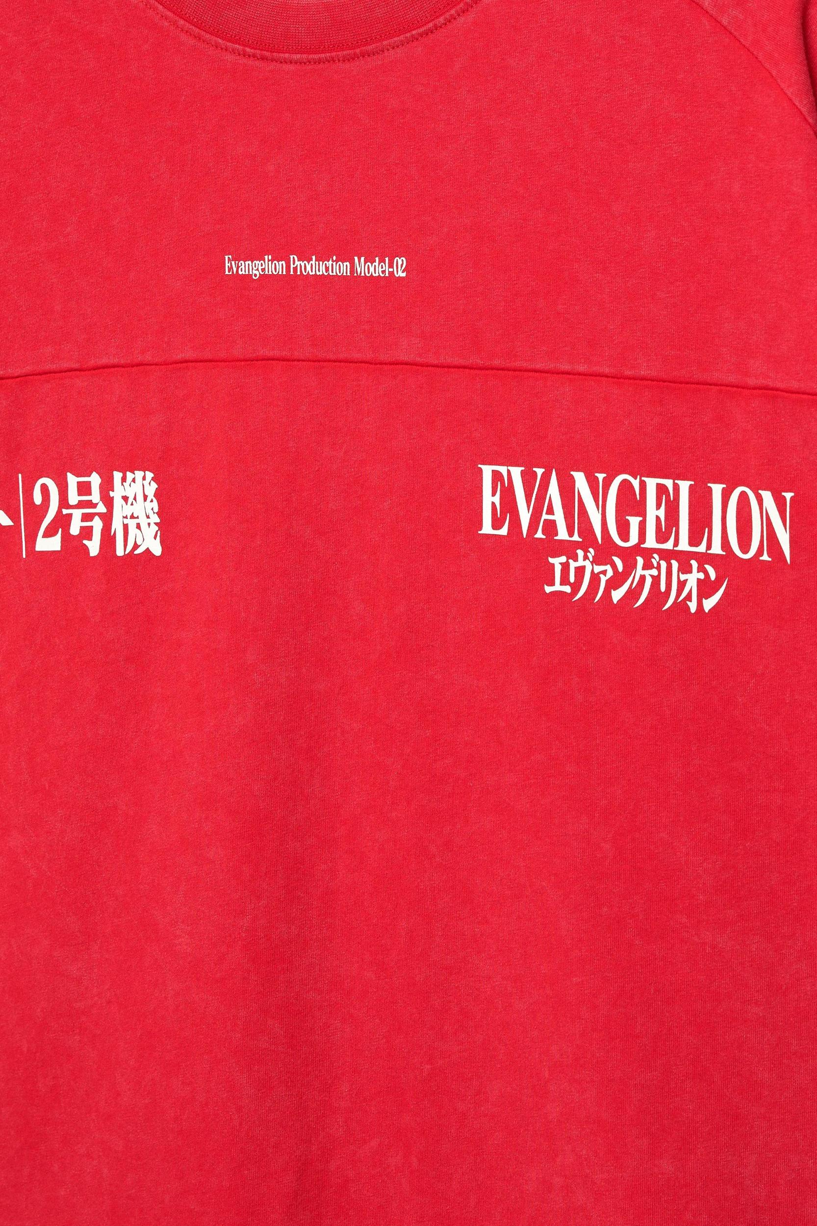 Red Evangelion T-shirt Product Image