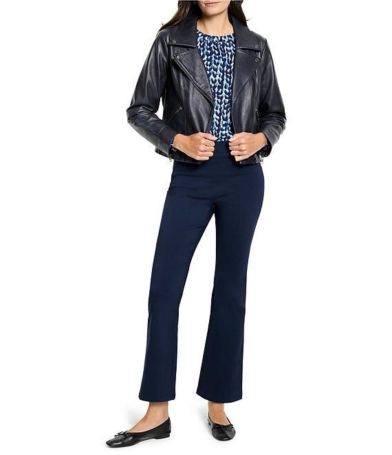 NIC + ZOE Knitch Stitch Printed Round Neck Long Sleeve Sweater Product Image