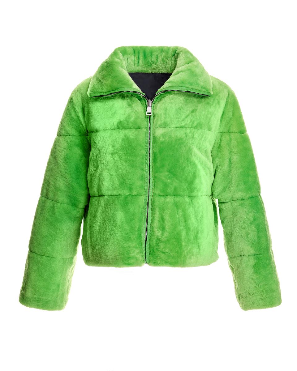 Maximilian  Julia & Stella Shearling Jacket Reversible to Nylon Product Image