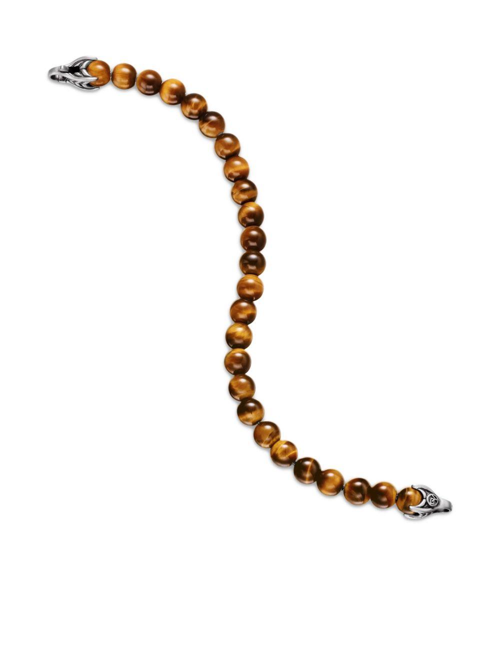 sterling silver Spiritual Beads bracelet (8mm) Product Image