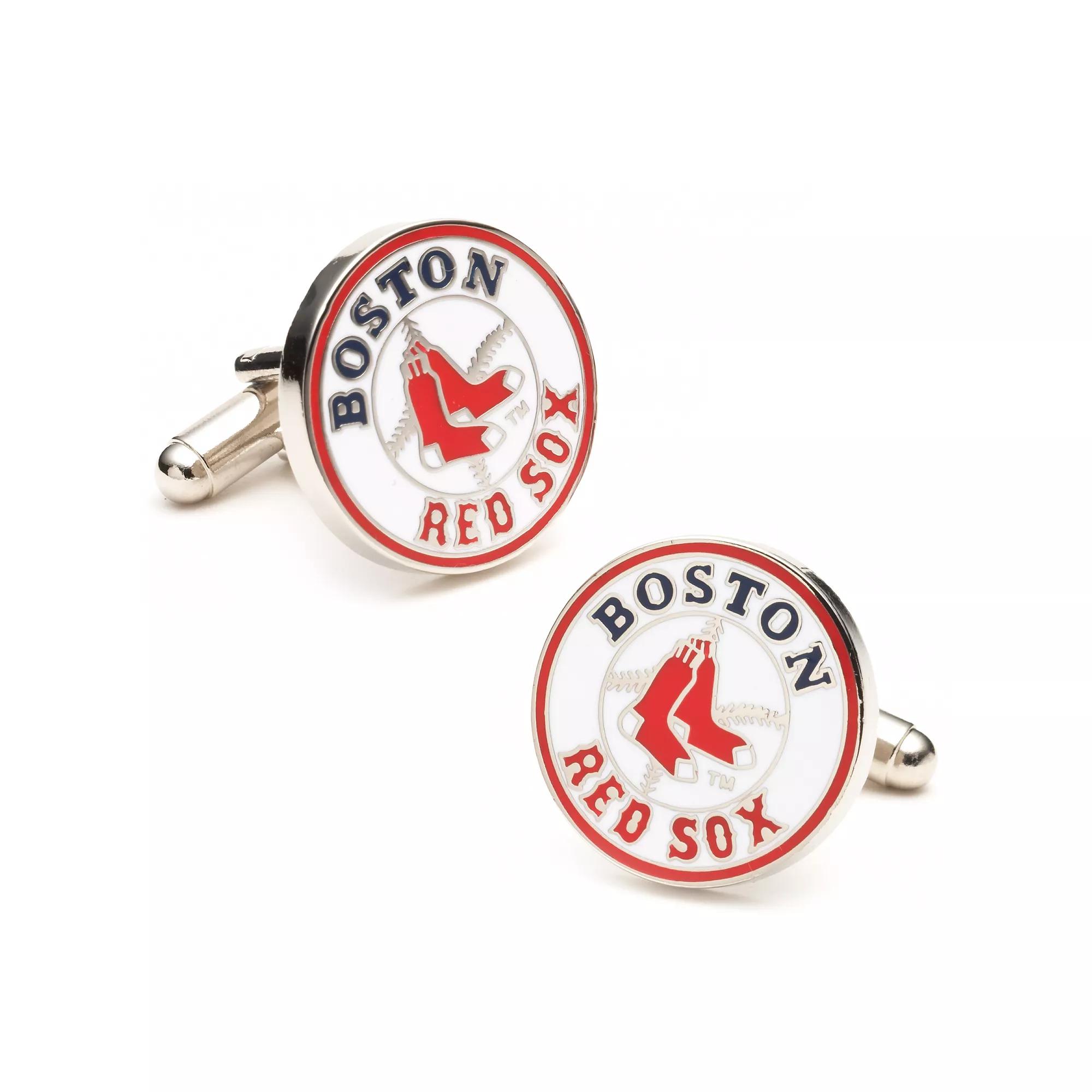Men's Cuff Links, Inc. Boston Red Sox Rhodium-Plated Cuff Links Product Image