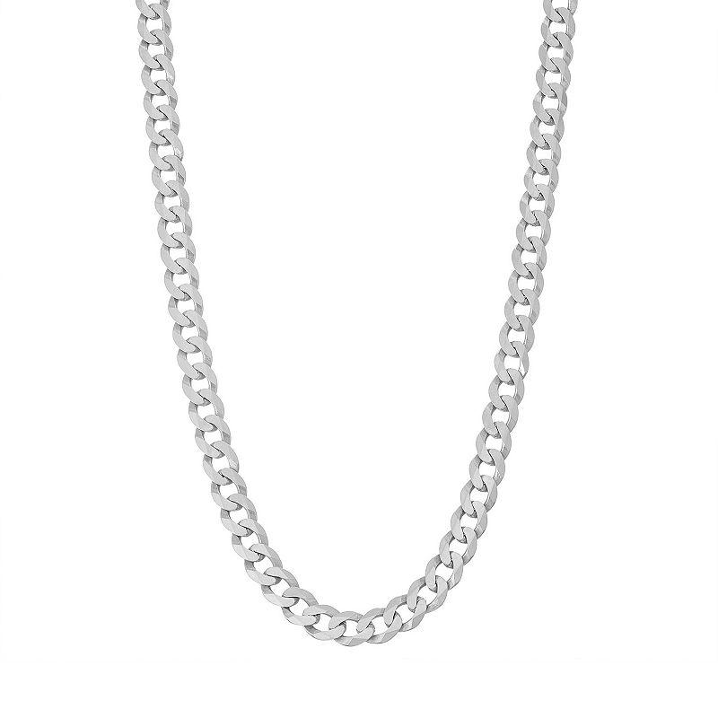 Giorgio di Vicenza Men's Sterling Silver Cuban Curb Chain Necklace, Size: 30", Gold Tone Product Image