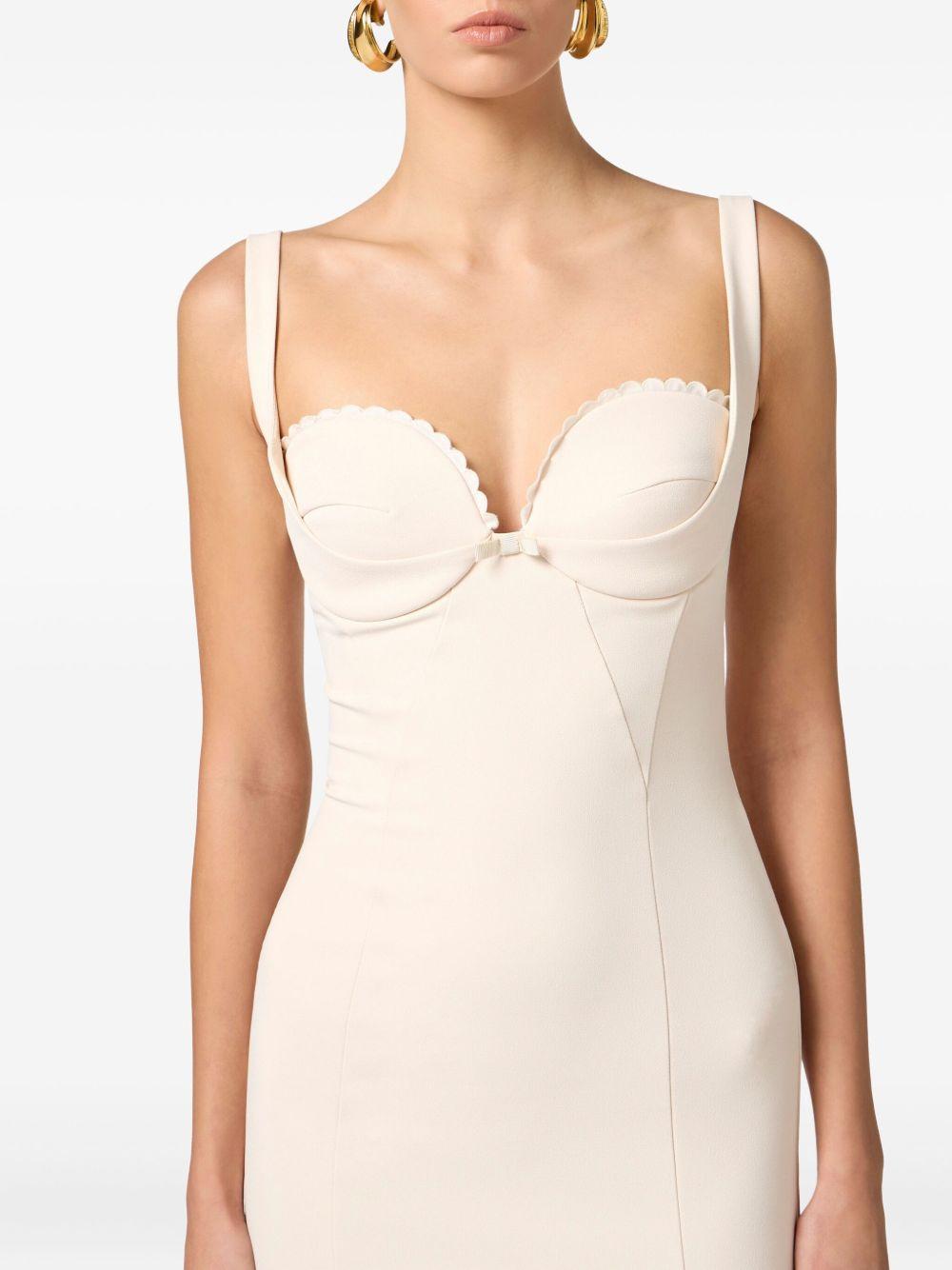 bustier-neck midi dress Product Image