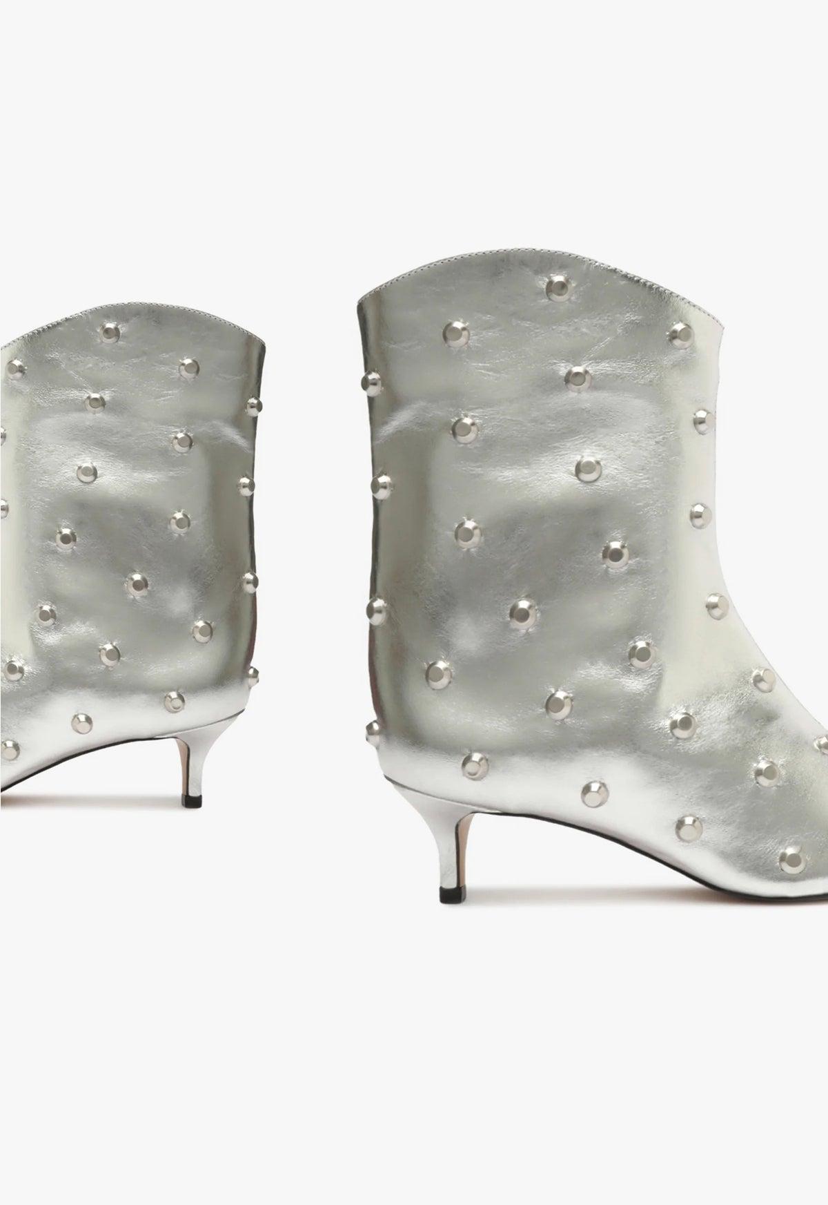 Maryann Metallic Leather Bootie Female Product Image