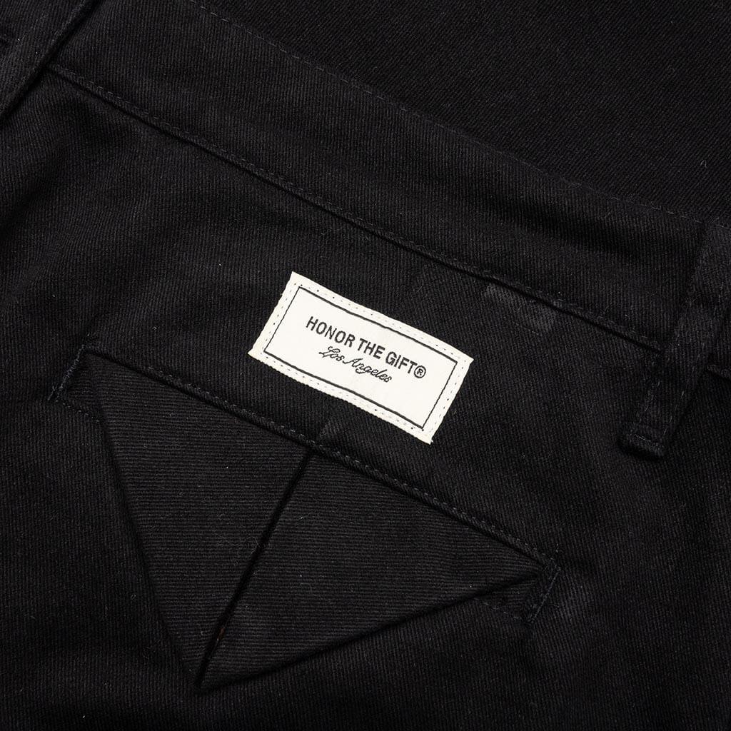 Peace Print Trouser Pant - Black Male Product Image