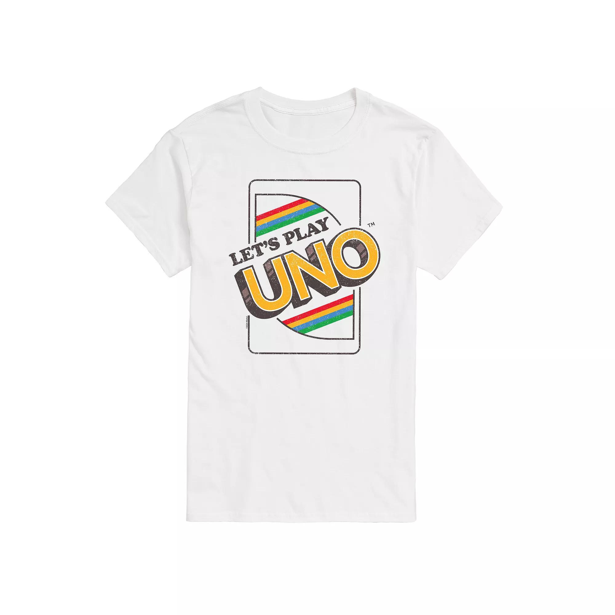 Big & Tall UNO Lets Play Vintage Graphic Tee, Men's,  Product Image