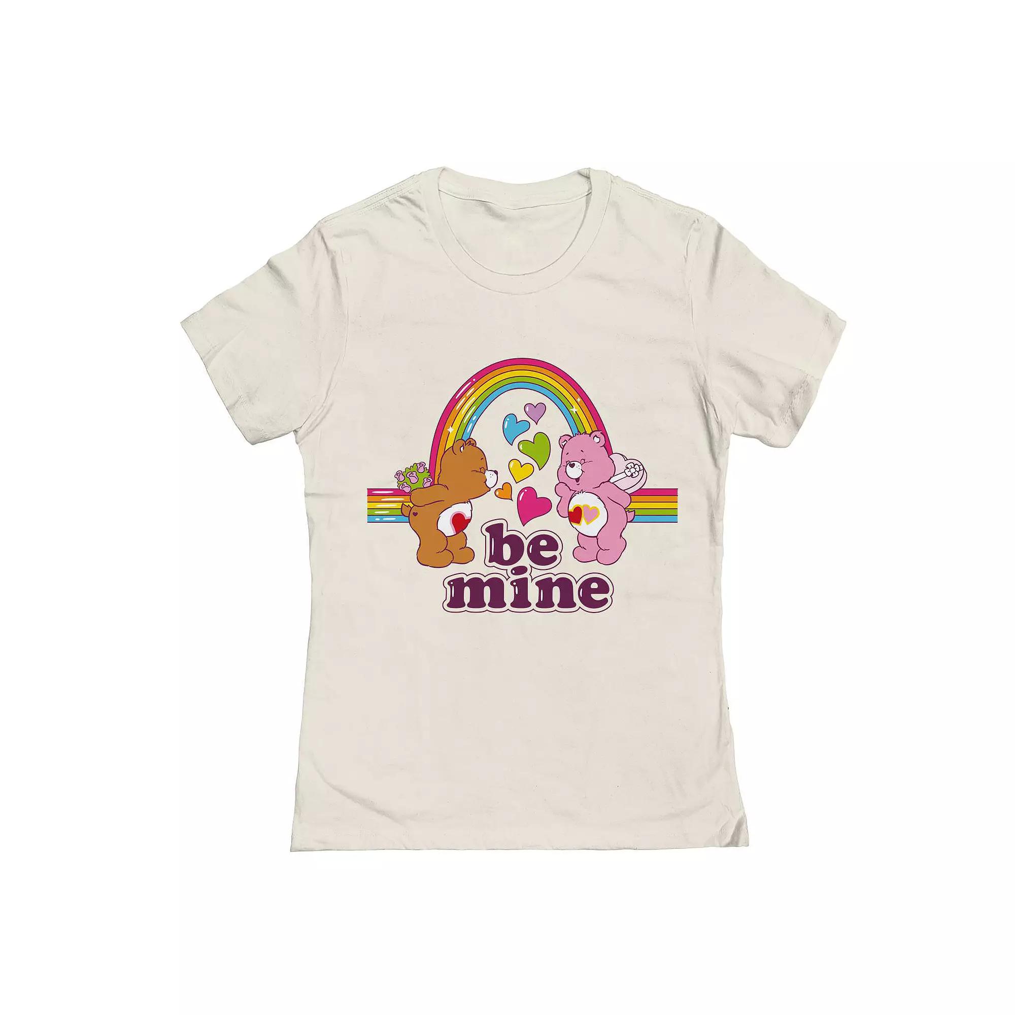 Junior's Care Bears Valentines Be Mine Graphic Tee, Women's,  Product Image