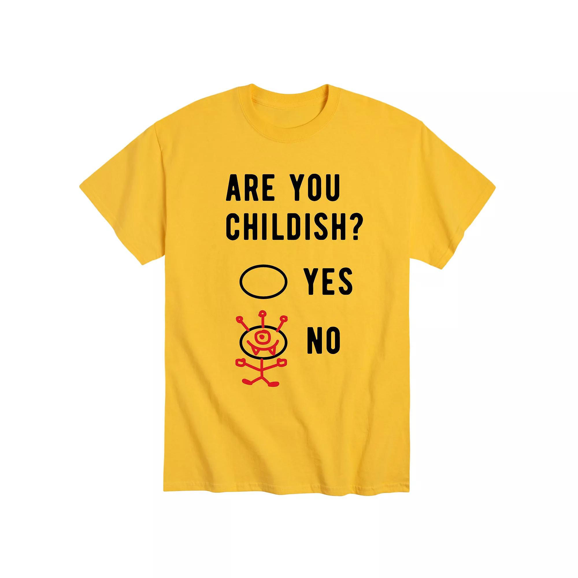 Men's Are You Childish Tee,  Product Image