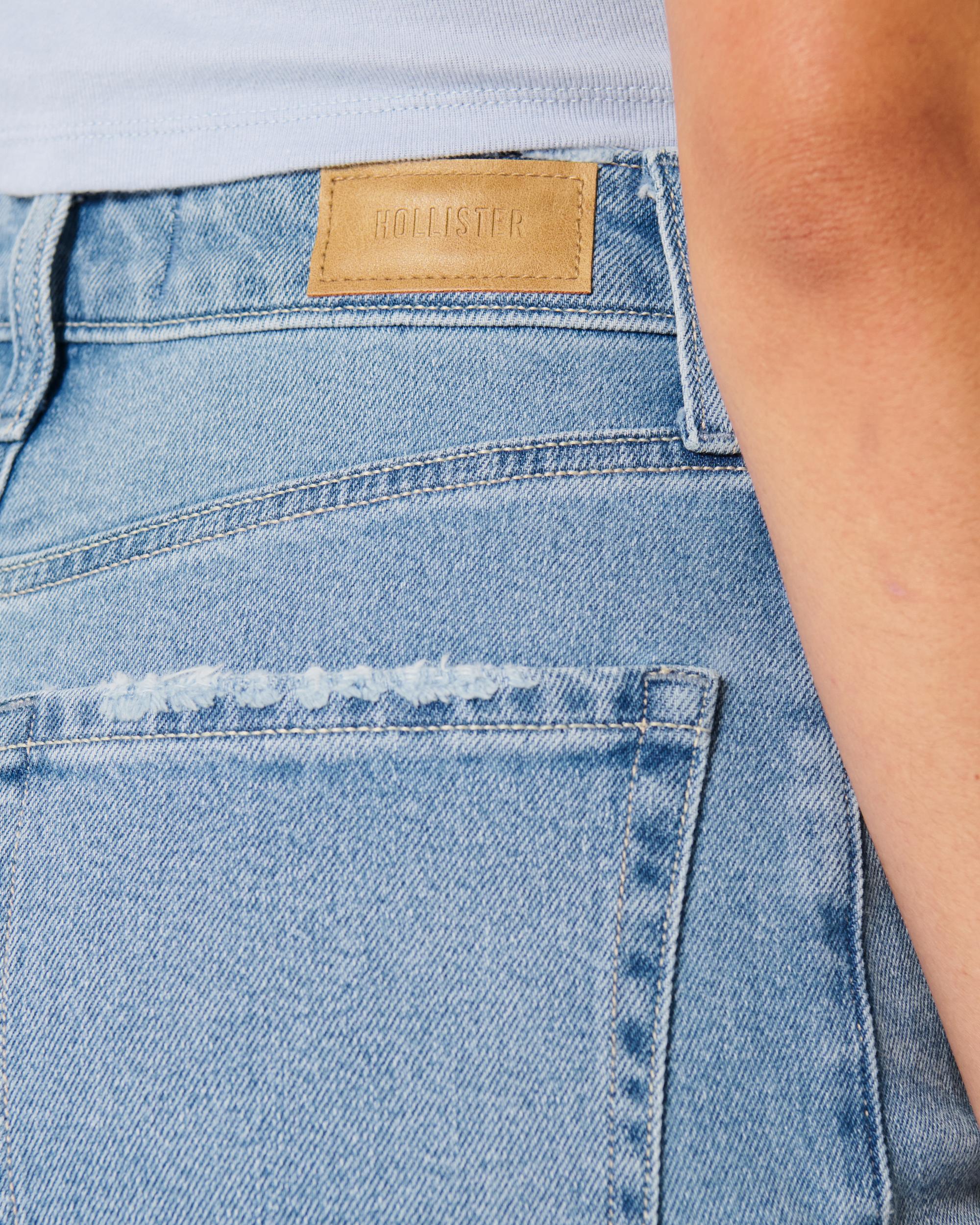 Curvy Ultra High-Rise Medium Wash Dad Jeans Product Image