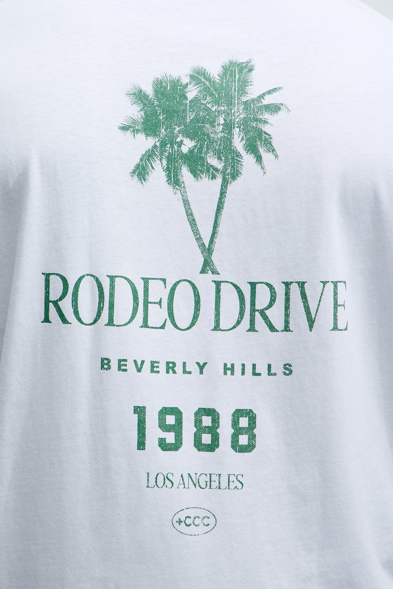 Rodeo Drive 1988 Oversized Short Sleeve Tee - White Product Image