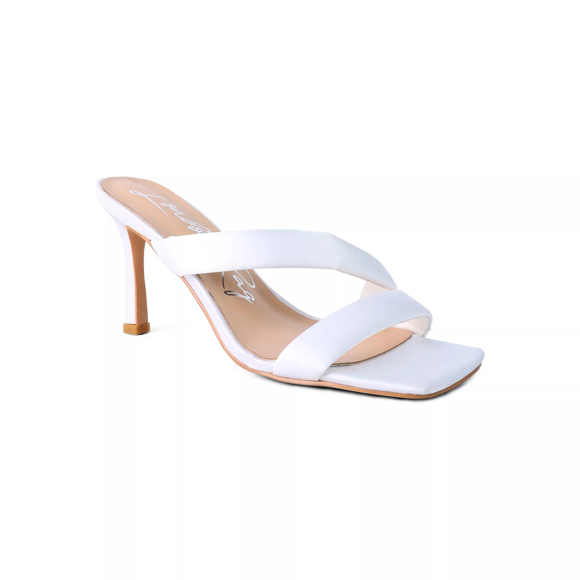 London Rag Spice Up Women's Cross Strap Heels,  Product Image