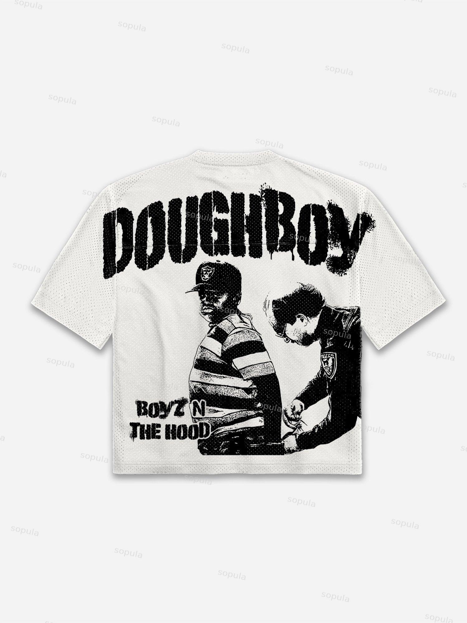Boyz N The Hood Graphic Blokecore Football Jersey T-shirt Product Image