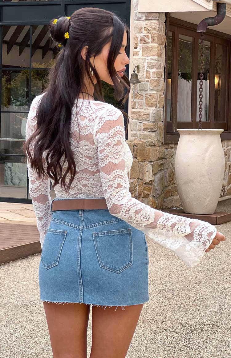 Angel White Lace Bodysuit Product Image