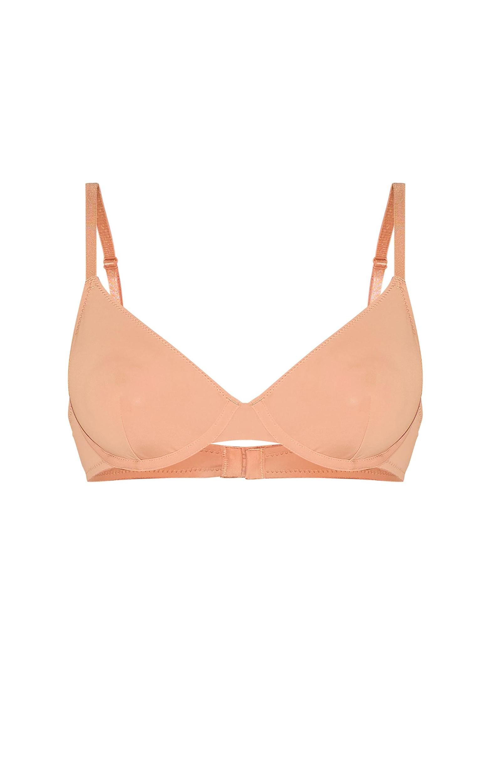 Dark Nude Non Cupped Underwired Bra Product Image