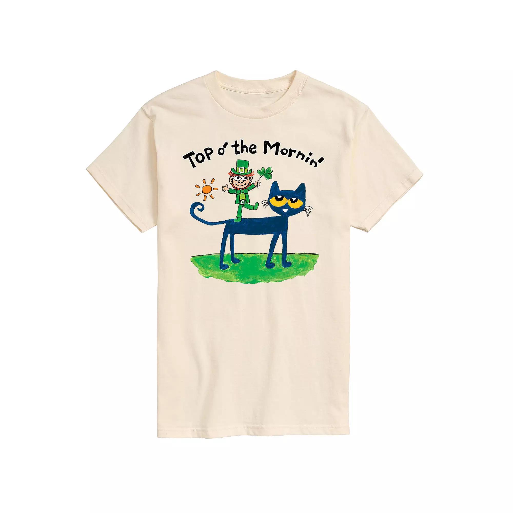 Big & Tall Pete The Cat Top O The Mornin' Tee, Men's,  Product Image