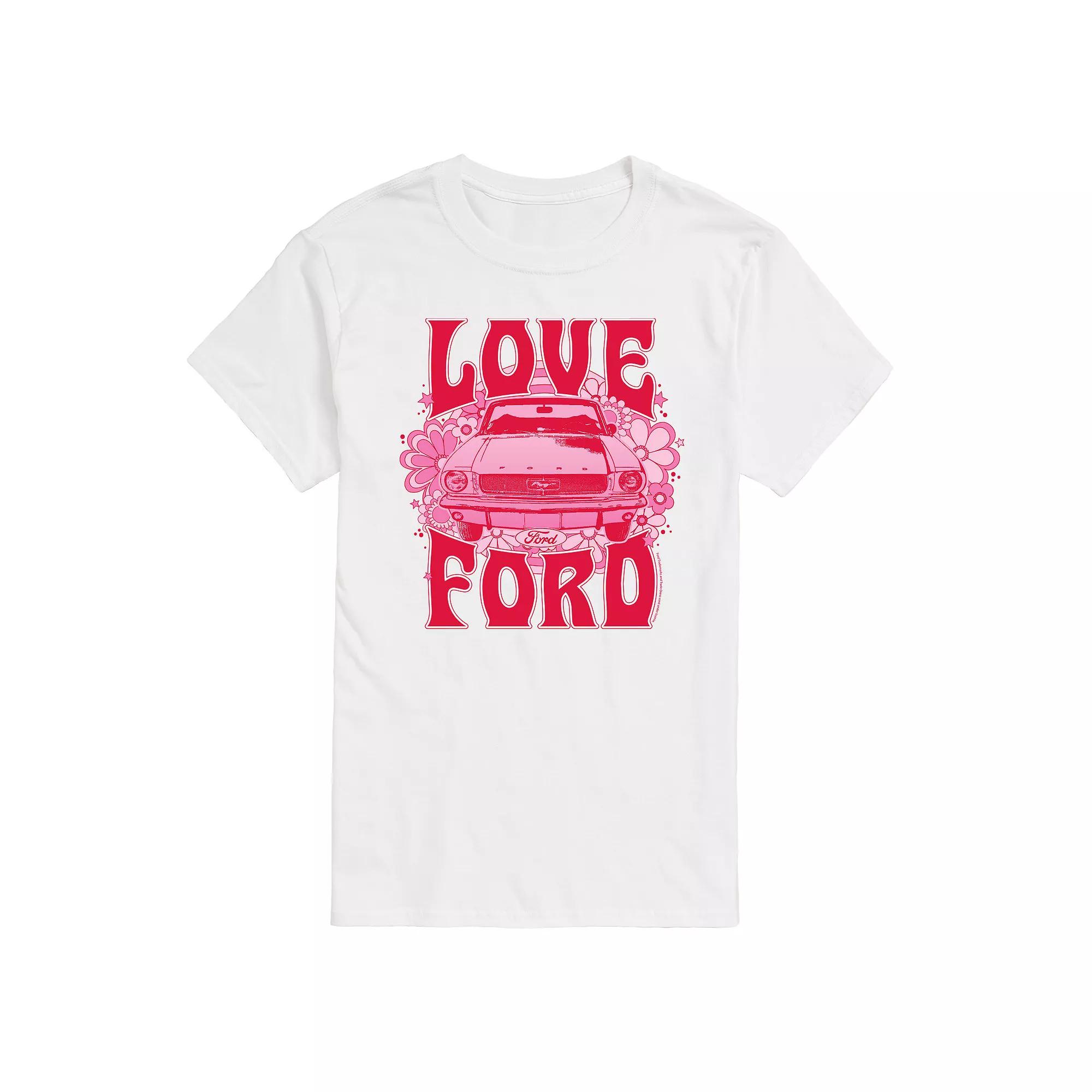 Big & Tall Ford Mustang Love Ford Graphic Tee, Men's,  Product Image